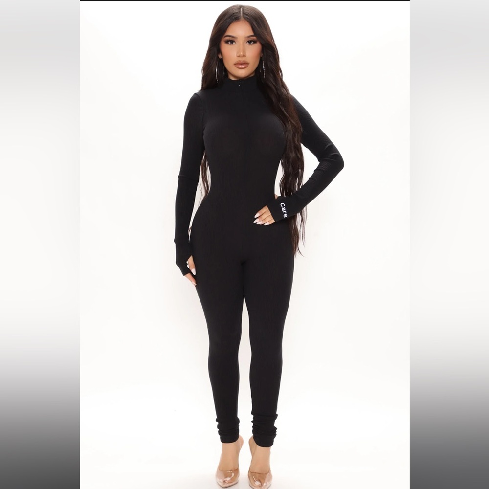 I don’t care rib jumpsuit